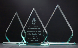 Main Image of Diamond Series Glass Award
